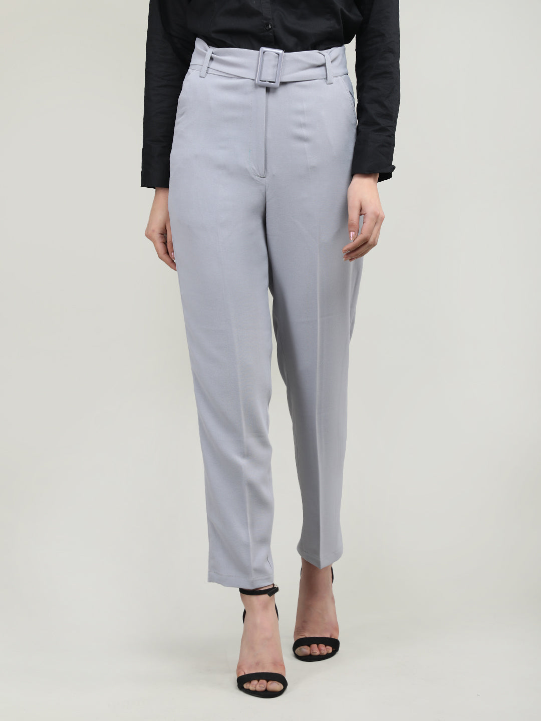 Women Solid Office Wear Formal Trouser – Dlanxa