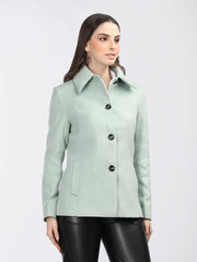 Women Solid Single-Breasted Blazer