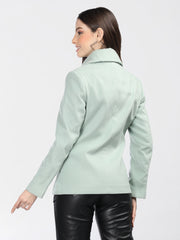 Women Solid Single-Breasted Blazer