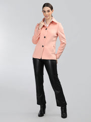 Women Solid Single-Breasted Blazer