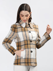 Women Solid Single-Breasted Blazer