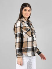 DLANXA Women Causal Shacket for Winter