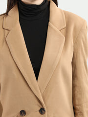 Dlanxa Women Double Breasted Coat