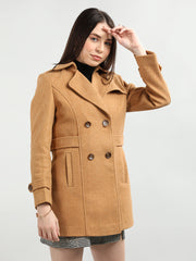 Dlanxa Women Double Breasted Coat