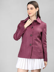 Women Solid Single-Breasted Blazer