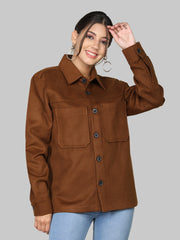 DLANXA Women Causal Shacket For Winter