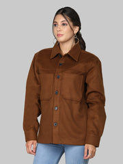 DLANXA Women Causal Shacket For Winter