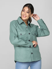 DLANXA Women Causal Shacket for Winter