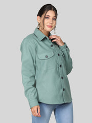 DLANXA Women Causal Shacket for Winter