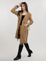 Dlanxa Women Double Breasted Coat