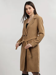 Dlanxa Women Double Breasted Coat