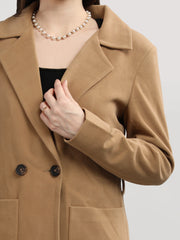 Dlanxa Women Double Breasted Coat