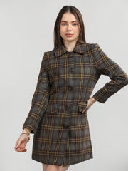 Dlanxa Women Single Breasted Coat