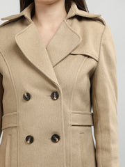 Dlanxa Women Double Breasted Coat