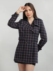 Dlanxa Women Double Breasted Coat