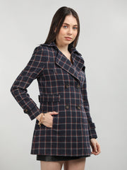 Dlanxa Women Double Breasted Coat