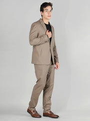 DLANXA Men's Regular Fit 2-Piece Suit One Button Blazer with Pants Set