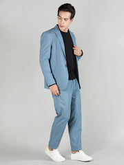 DLANXA Men's Regular Fit 2-Piece Suit One Button Blazer with Pants Set