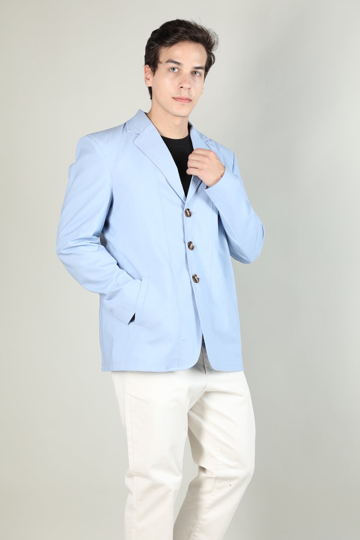 DLANXA Slim Fit Single Breasted Casual Formal Blazer for Men