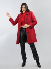 DLANXA Women Winter Wear Single Breasted Coat