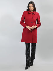 DLANXA Women Winter Wear Single Breasted Coat