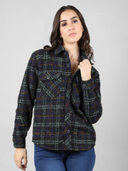 DLANXA Women Causal Shacket for Winter