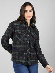 DLANXA Women Causal Shacket for Winter