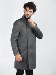 Dlanxa Men Long Coat Double Breasted 5 Button