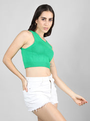 DLANXA Ribbed Crop Tank Top for Women