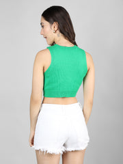 DLANXA Ribbed Crop Tank Top for Women