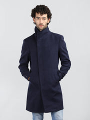 Dlanxa Men Long Coat Double Breasted 5 Button