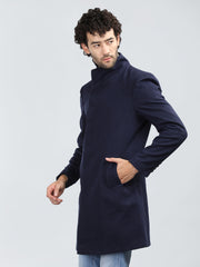 Dlanxa Men Long Coat Double Breasted 5 Button