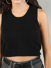 DLANXA Ribbed Crop Tank Top for Women