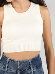 DLANXA Ribbed Crop Tank Top for Women