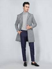 Dlanxa Men 4 Button Coat With Cross Flap Pocket