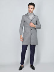 Dlanxa Men 4 Button Coat With Cross Flap Pocket