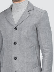 Dlanxa Men 4 Button Coat With Cross Flap Pocket