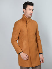 Dlanxa Men Long Coat Double Breasted 5 Button