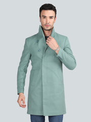 Dlanxa Men Long Coat Double Breasted 5 Button