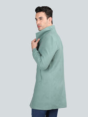 Dlanxa Men Long Coat Double Breasted 5 Button