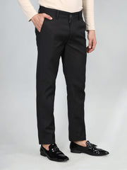 DLANXA Men Slim Fit Solid Regular Trouser