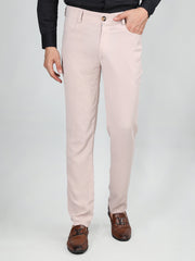 Men Slim Fit Solid Regular Trouser