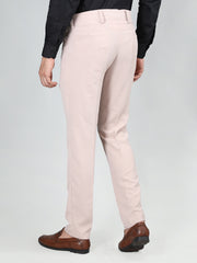 Men Slim Fit Solid Regular Trouser