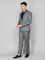 DLANXA Men's Regular Fit 2-Piece Suit One Button Blazer With Pants Set