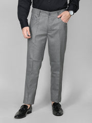 Men Slim Fit Solid Regular Trouser