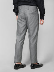 Men Slim Fit Solid Regular Trouser