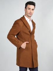 Dlanxa Men Long Coat Double Breasted 5 Button