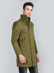 Dlanxa Men Long Coat Double Breasted 5 Button