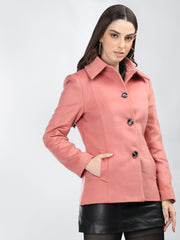 Women Solid Single-Breasted Blazer