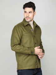 DLANXA Men Winter Stylish Shacket